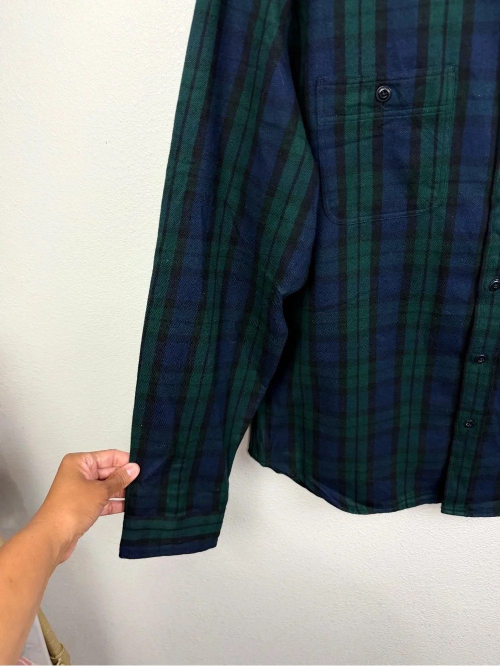 J. Crew NWOT Slim Mid Weight Flannel Double Brushed Button-Down Top Size XL